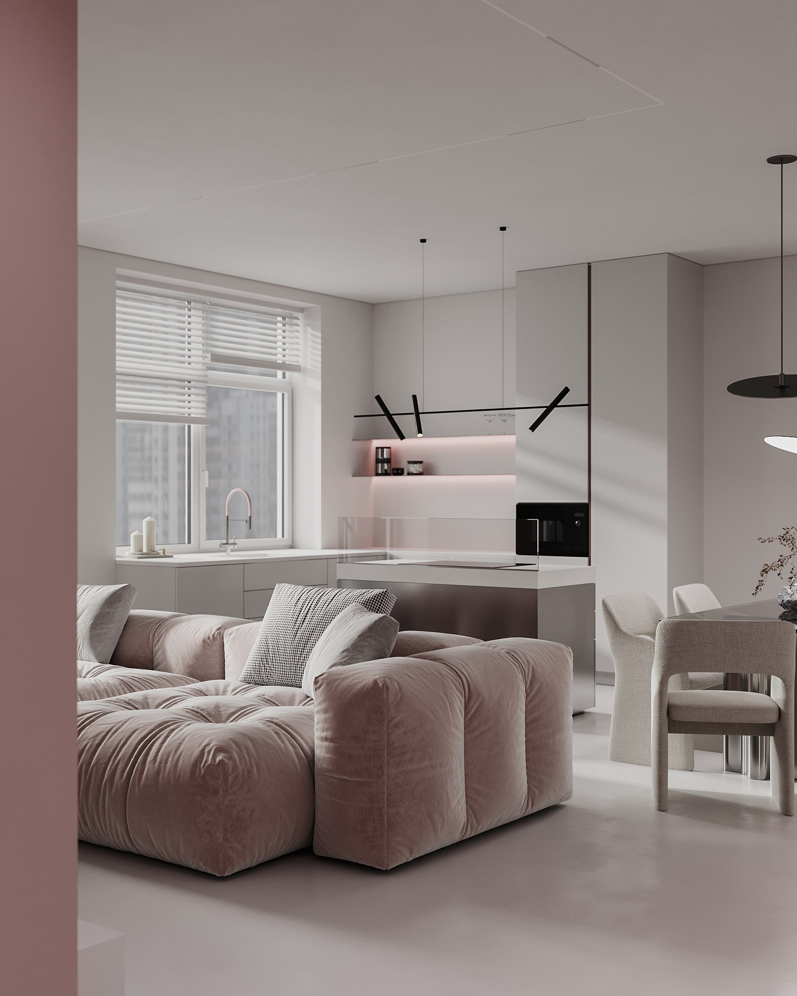 Pink area. Ronirosse