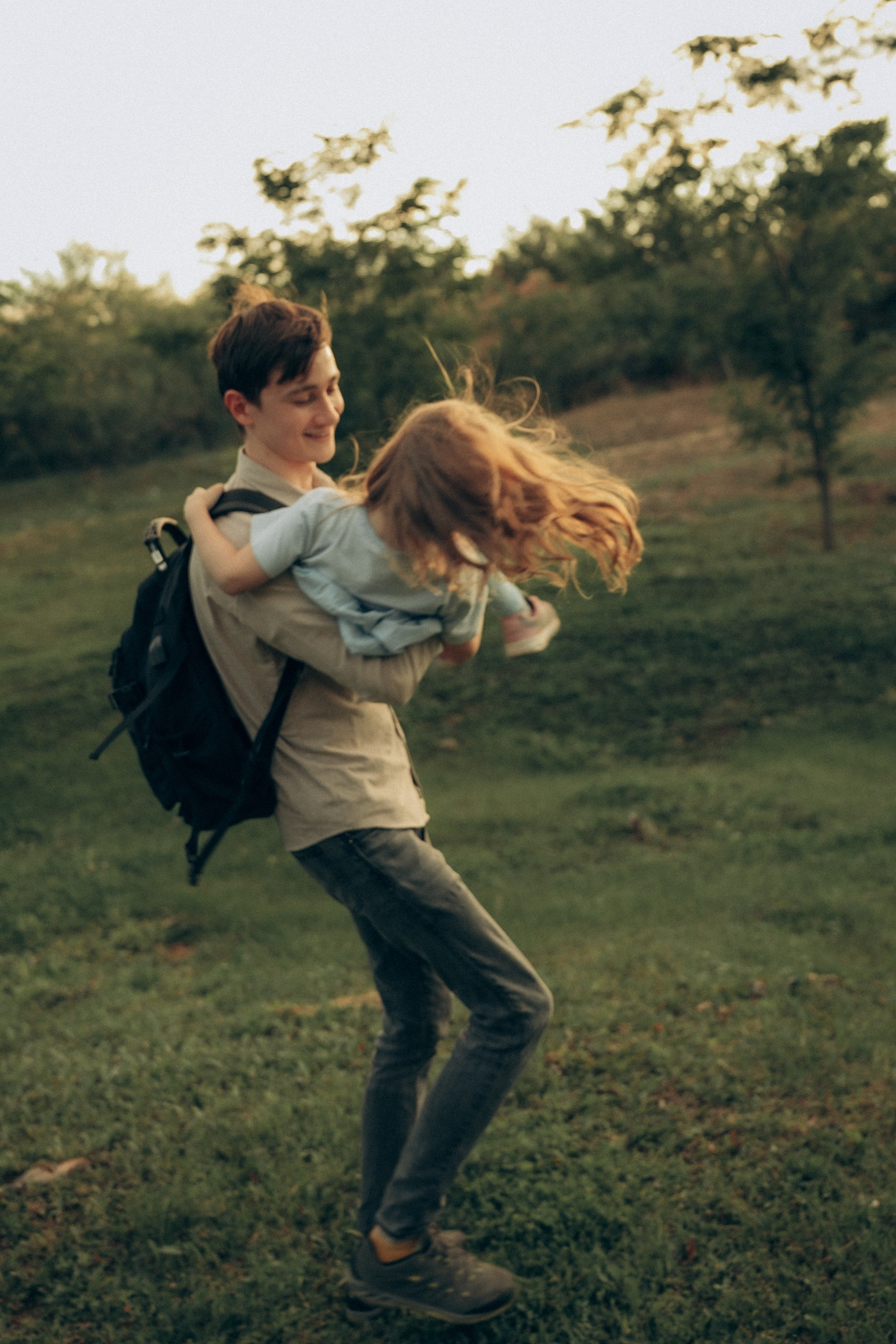 Теплая семейная съемка на природе. Фотограф Мариам Воробьева