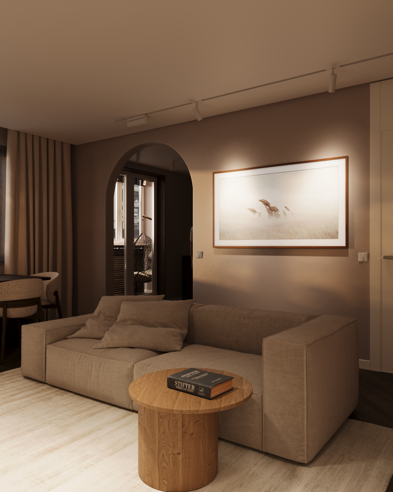 Интерьер в стиле джапанди в Полоцке