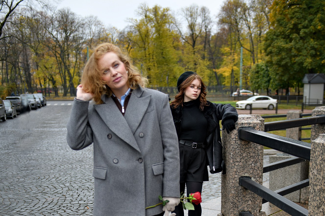 Мама и дочь. Александра и Варавара.