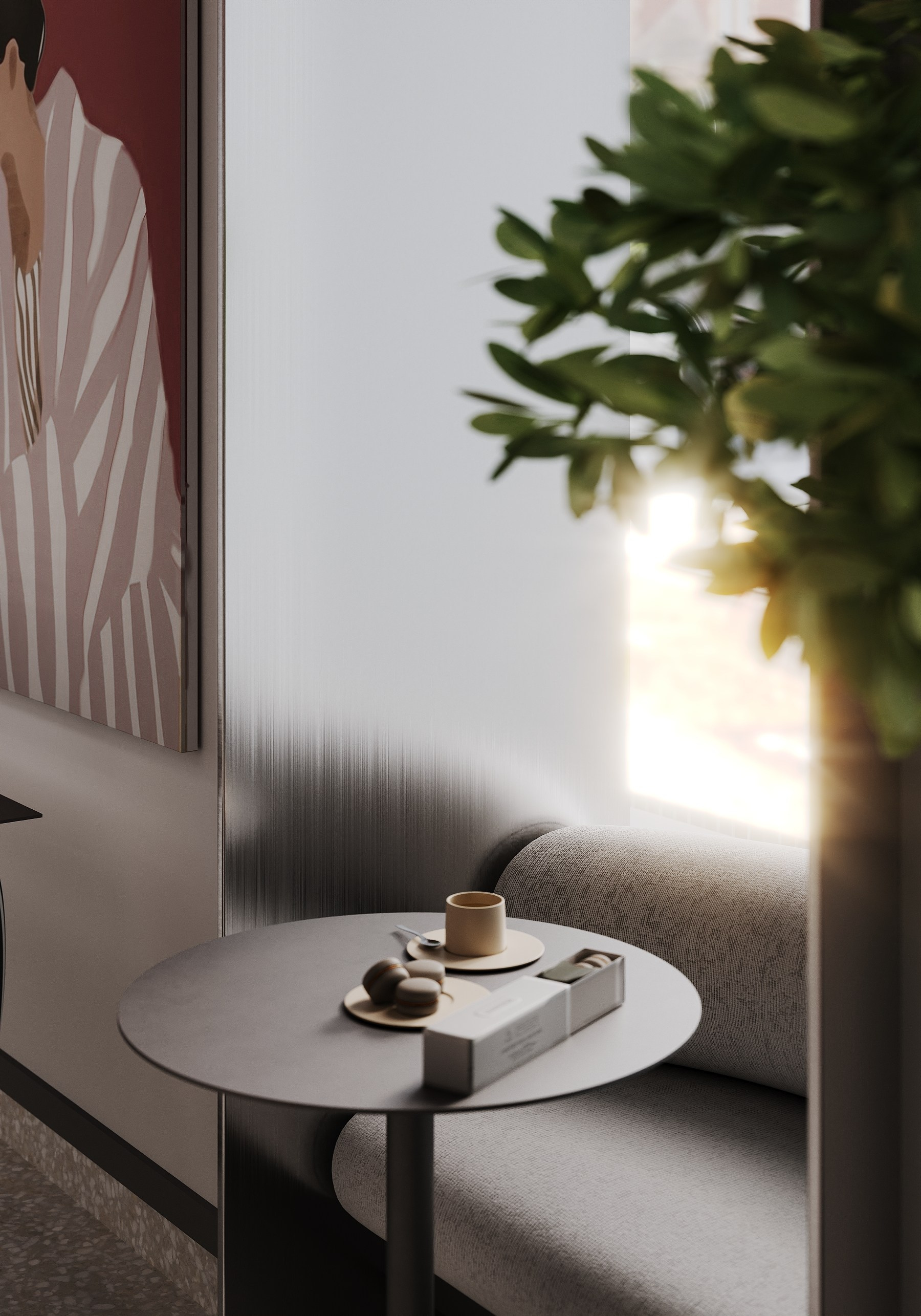 Визуализация интерьера Corsa Render