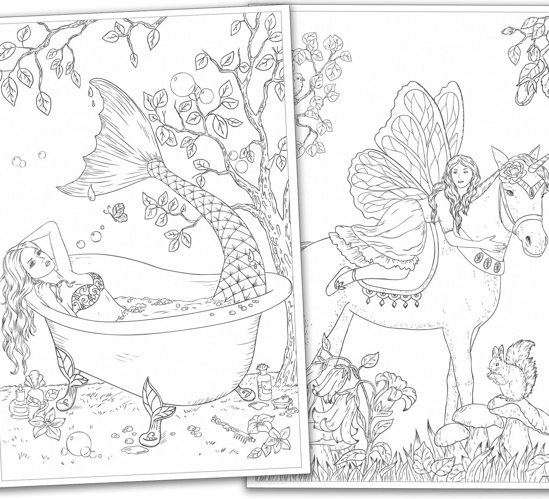 12enchantedforest. Раскраски Алёны Лазаревой