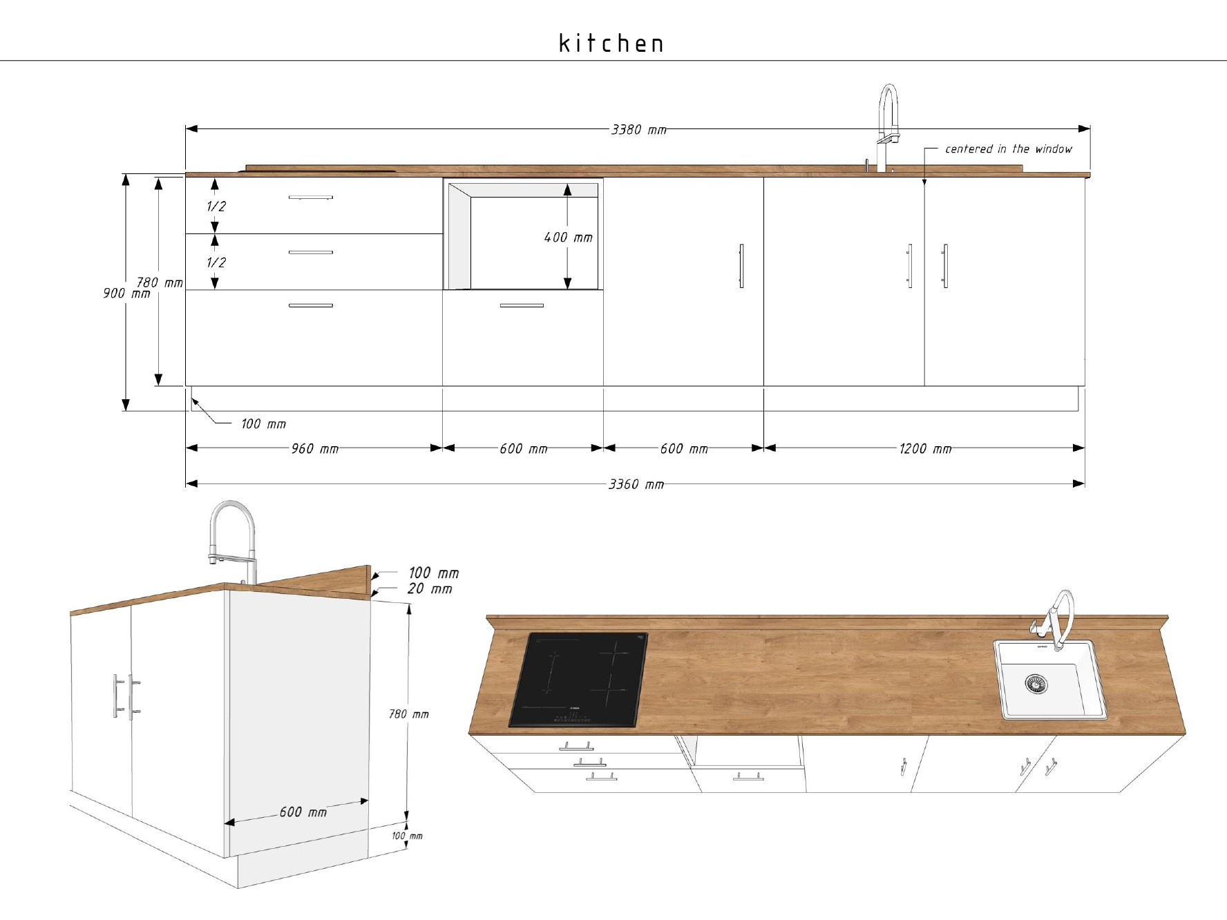 Costa-Rica studio. Интерьерная визуализация SketchUp+Enscape
