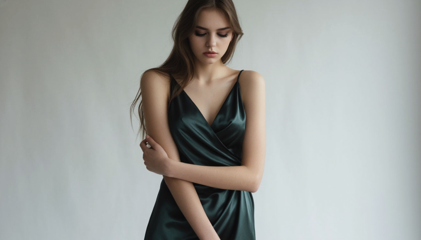 Стили фотосессий для девушек. Романтический роман. Потрет печальной девушки.