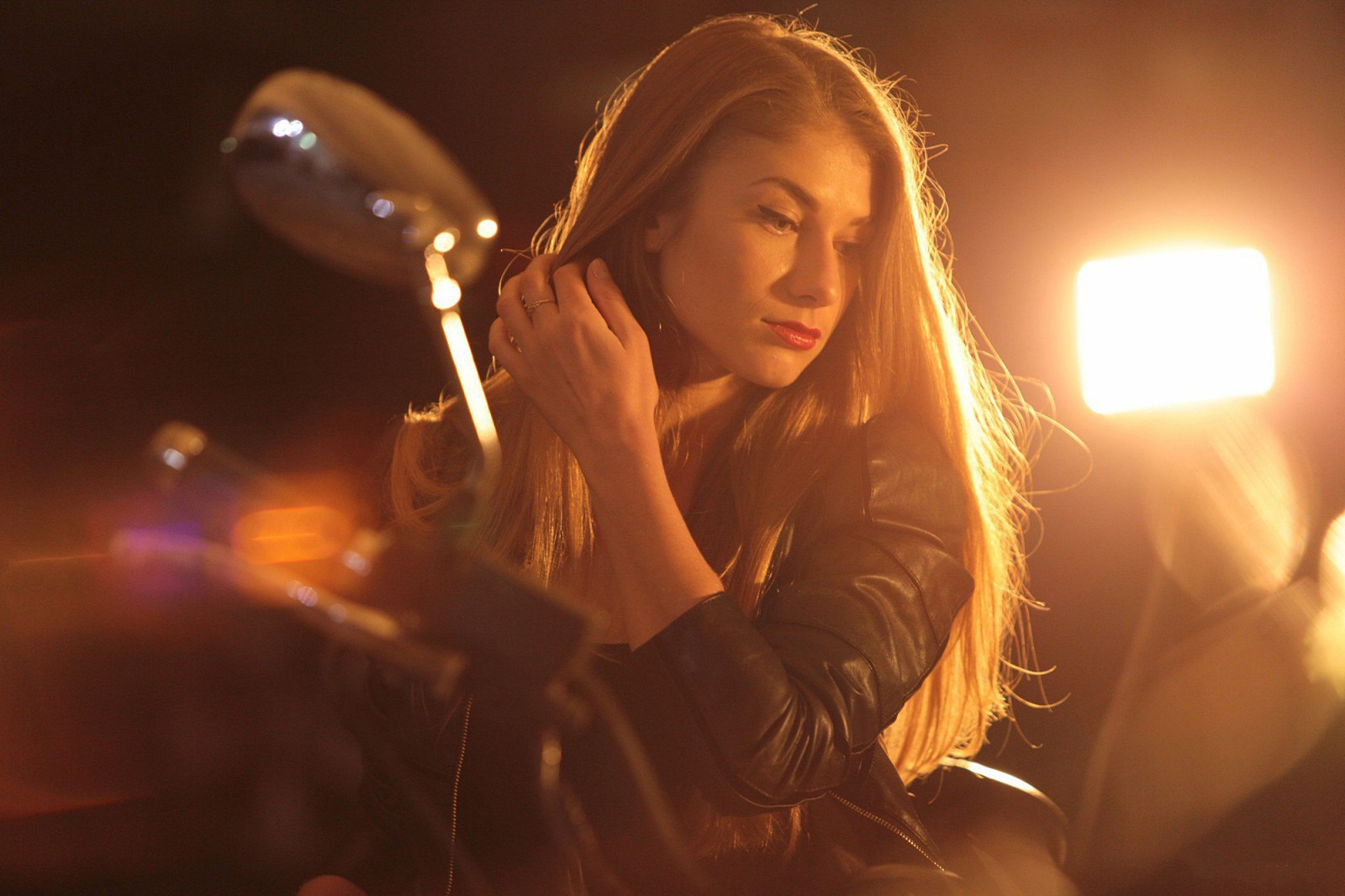 Портрет с мото. Свадебный и репортажный фотограф в Москве и Московской области