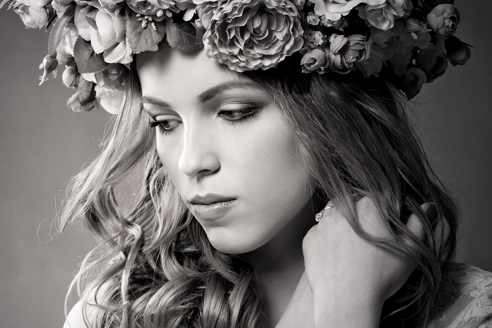 ЧБ портрет. Свадебный и репортажный фотограф в Москве и Московской области