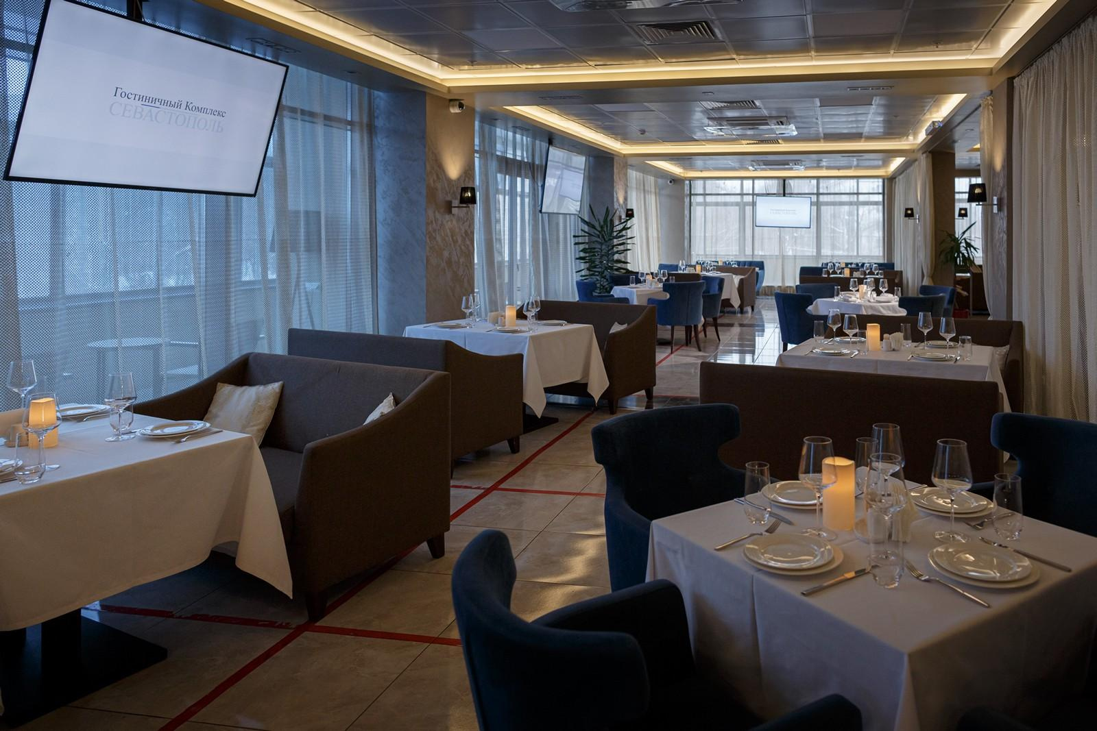 Ресторан Крым Гостиничного комплекса Севастополь. Свадебный и репортажный фотограф в Москве и Московской области