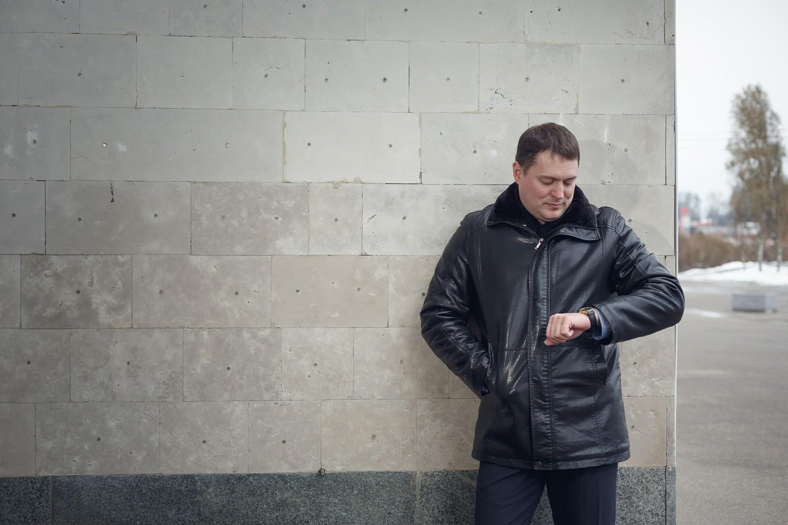 Мужской городской портрет. Свадебный и репортажный фотограф в Москве и Московской области