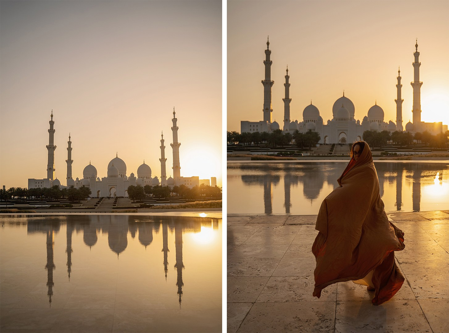 фотограф в Абу Даби, фотосессия в большой белой мечети шейха заеда
