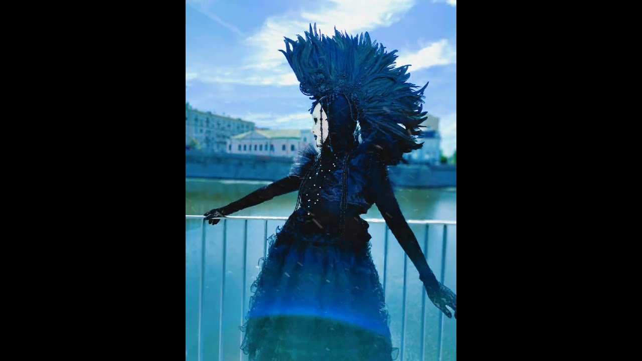 Видео (1). Мимы и Ходулисты на встречу гостей. Москва