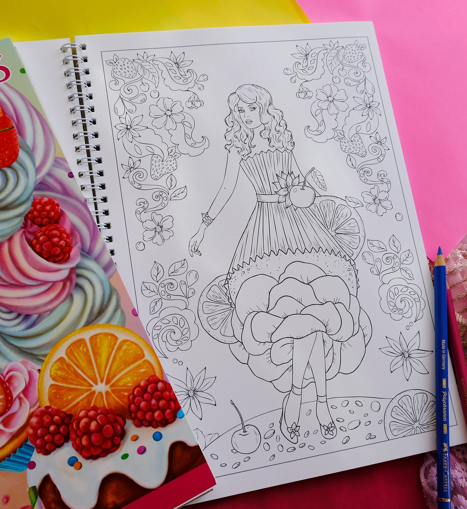 Sweet Dreams Авторская раскраска, Линейная. Российская редакция. Раскраски Алёны Лазаревой