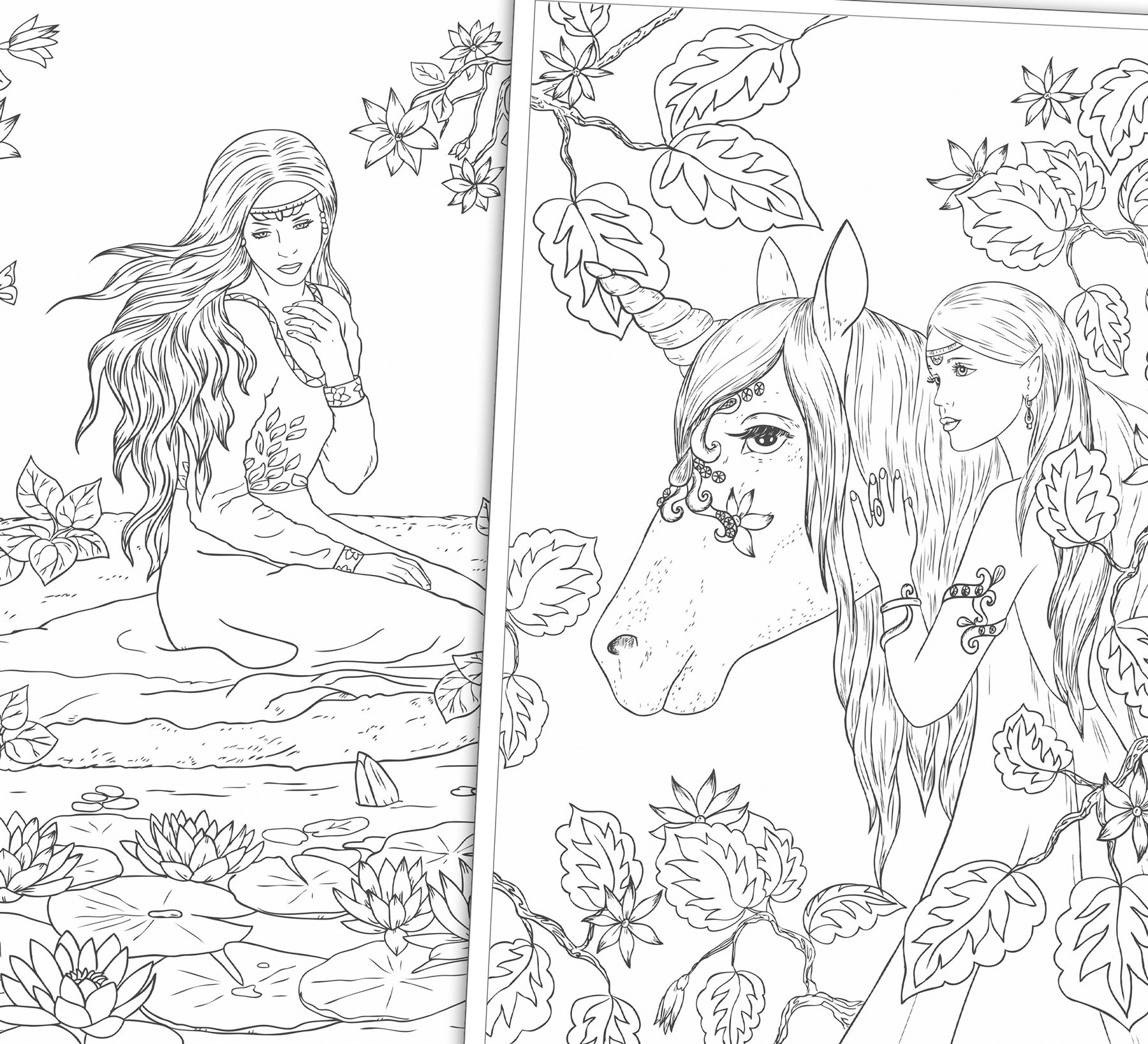 12enchantedforest. Раскраски Алёны Лазаревой