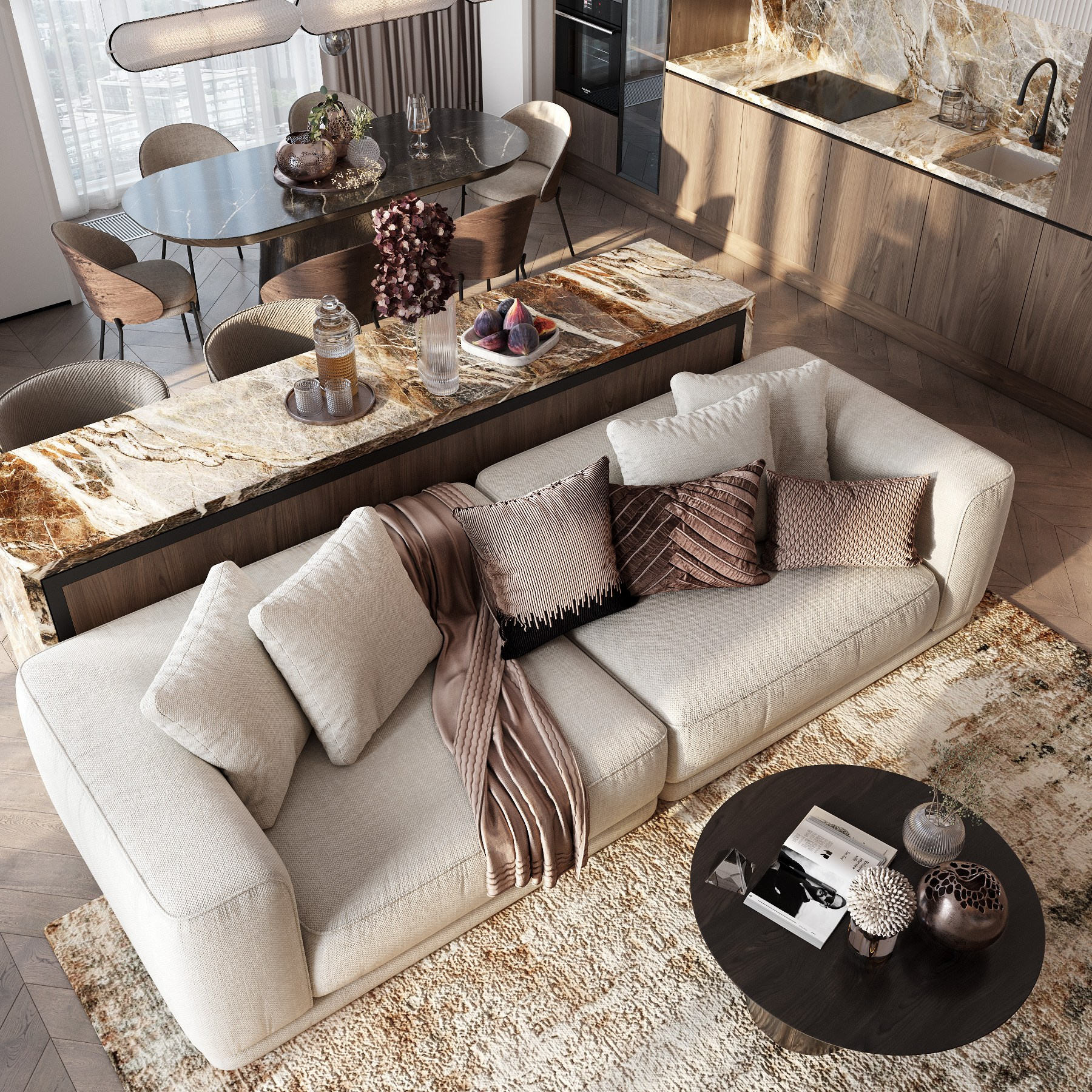 ЖК Sky House 3. Дизайн интерьера в Москве