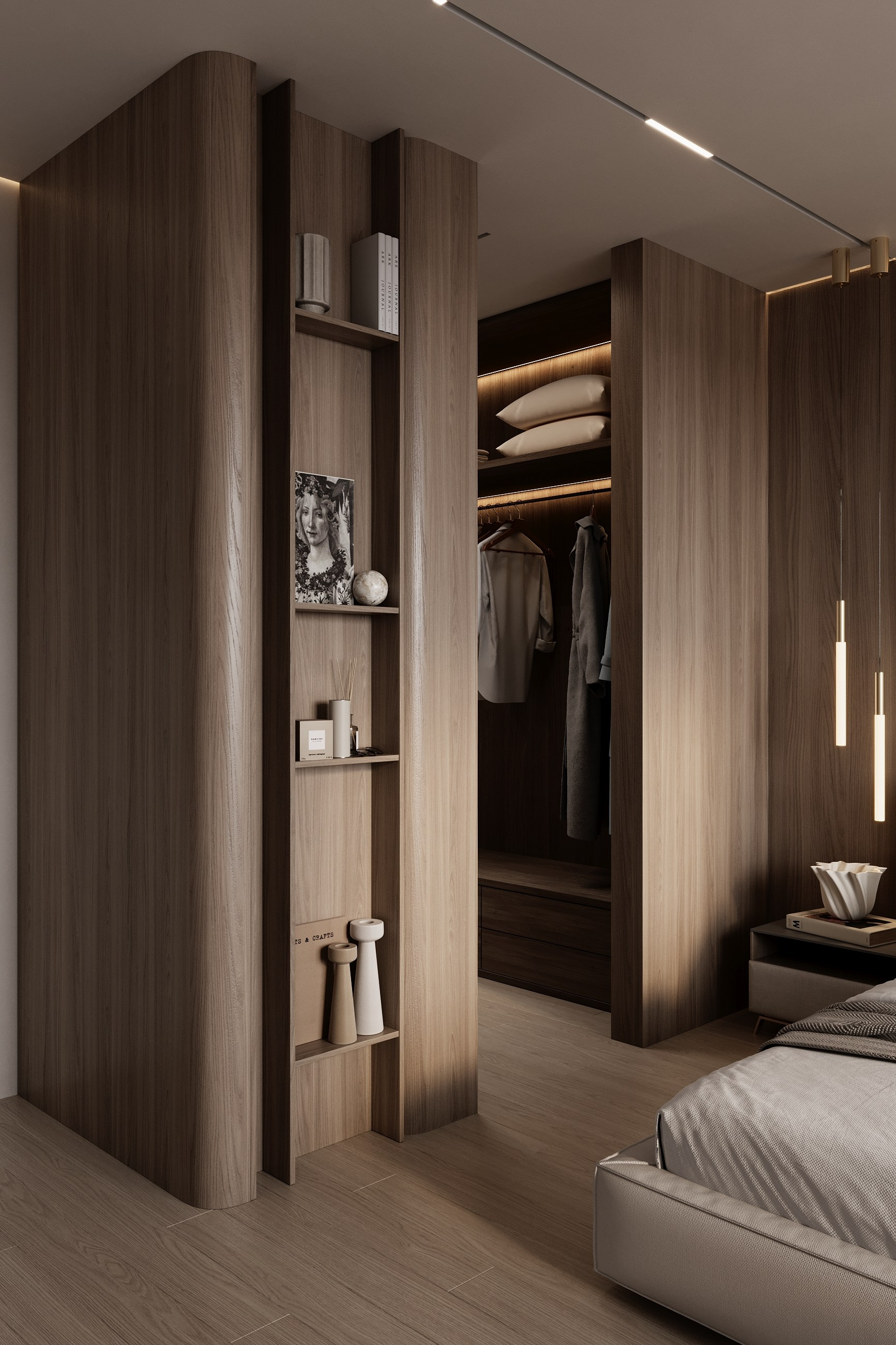 мастер гардеробная дизан интерьера