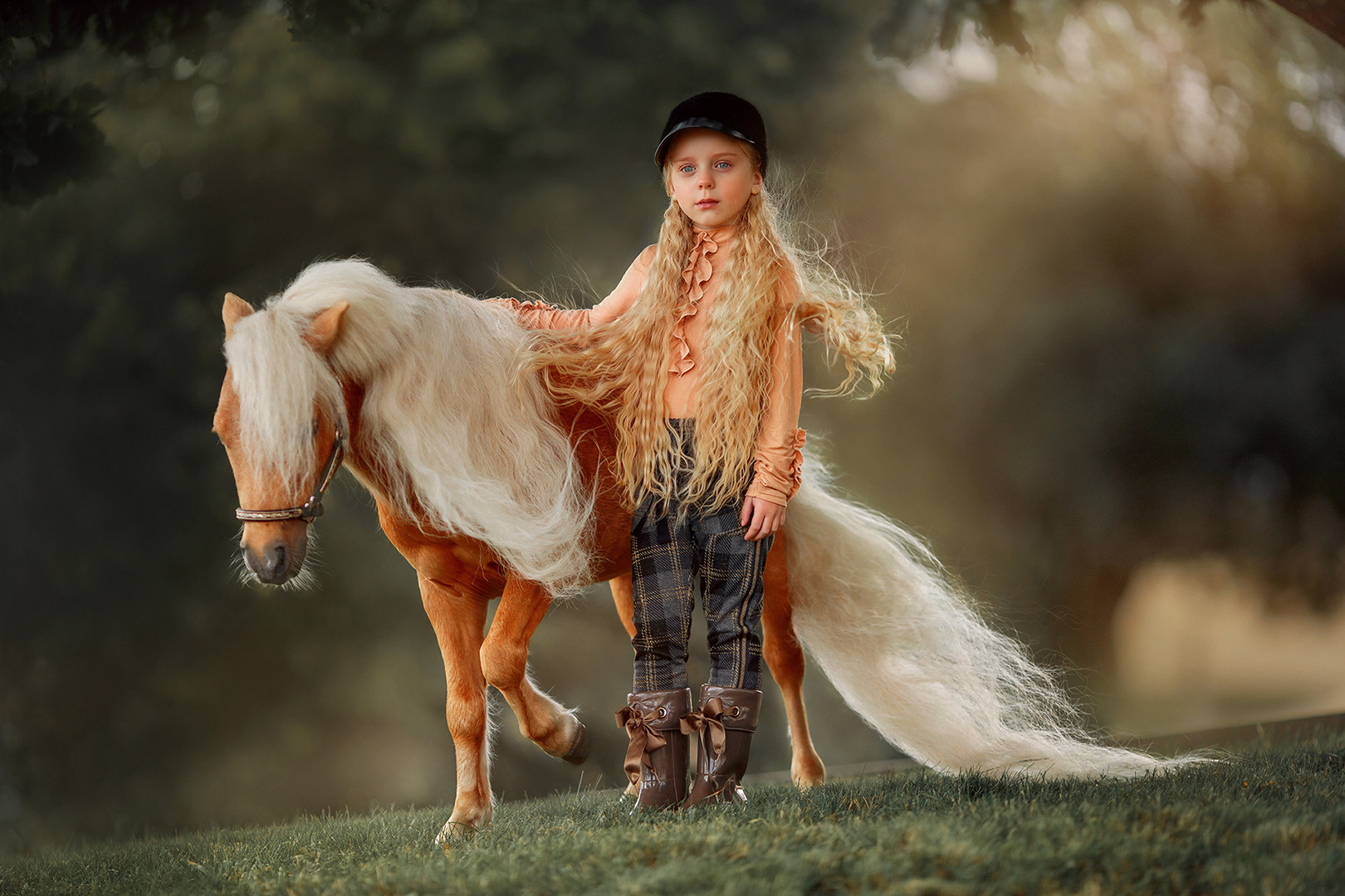 Детская Конная фотография в Москве Юлия Шепелева