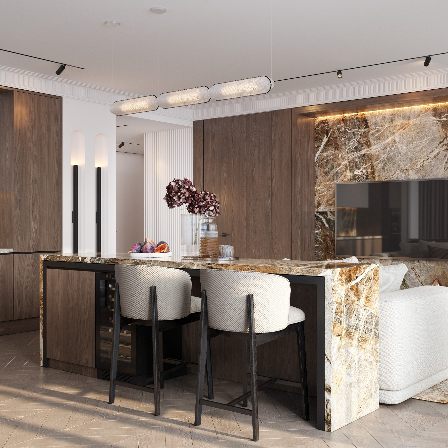 ЖК Sky House 3. Дизайн интерьера в Москве