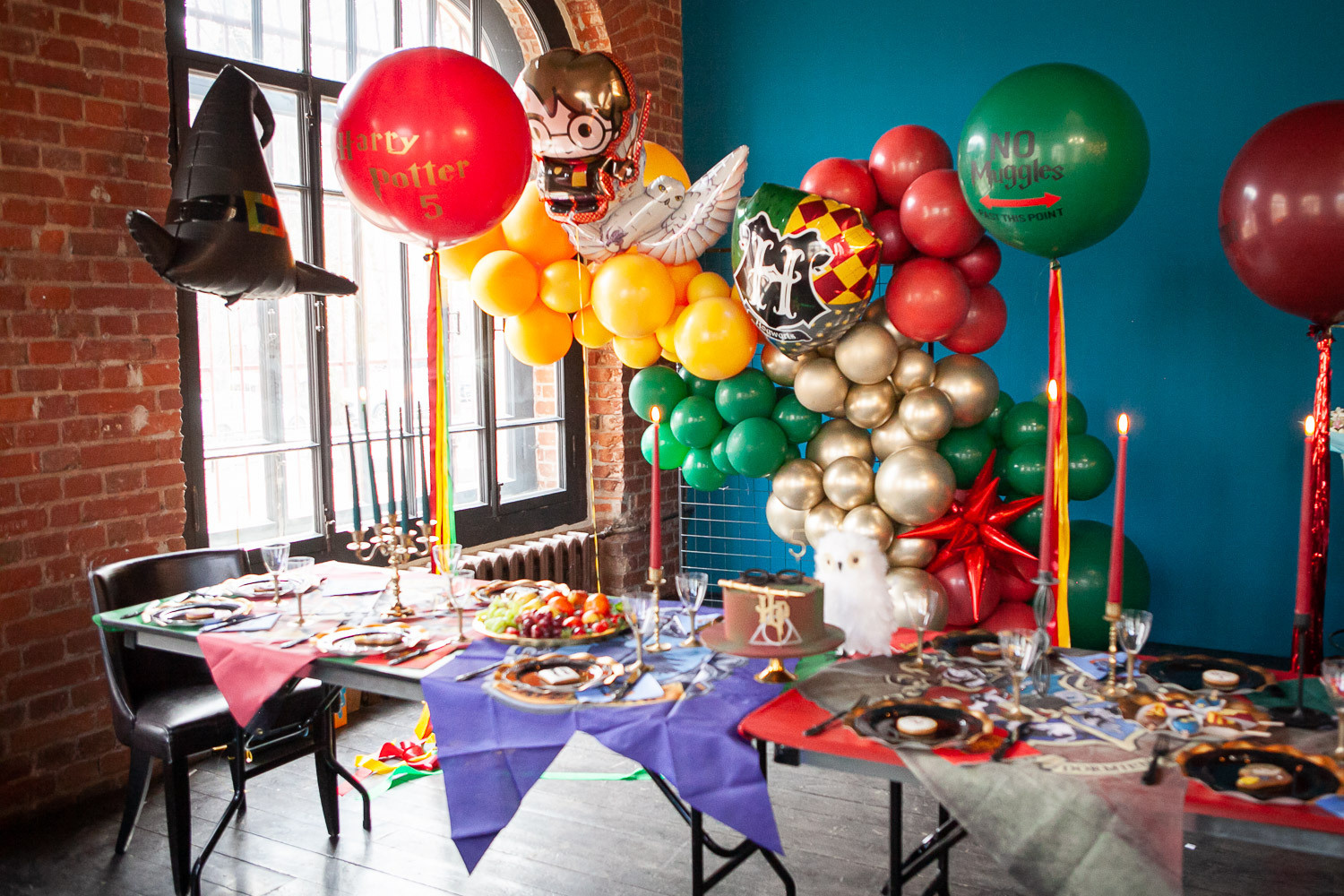 День рождения в стиле Гарри Поттера. Детский и семейный фотограф в Москве СВАО Екатерина Алалыкина