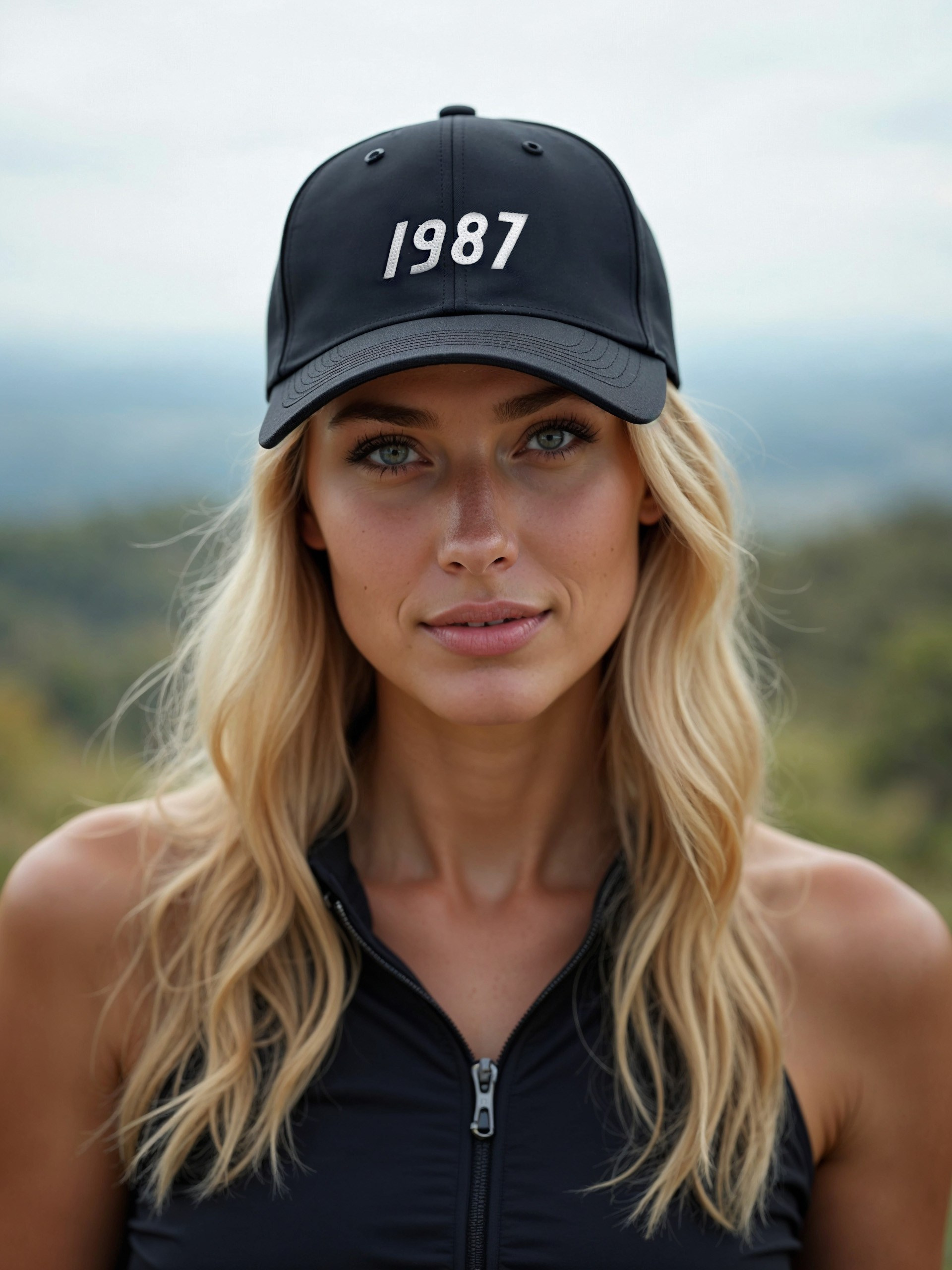 съемка каталога на фоне пейзажа