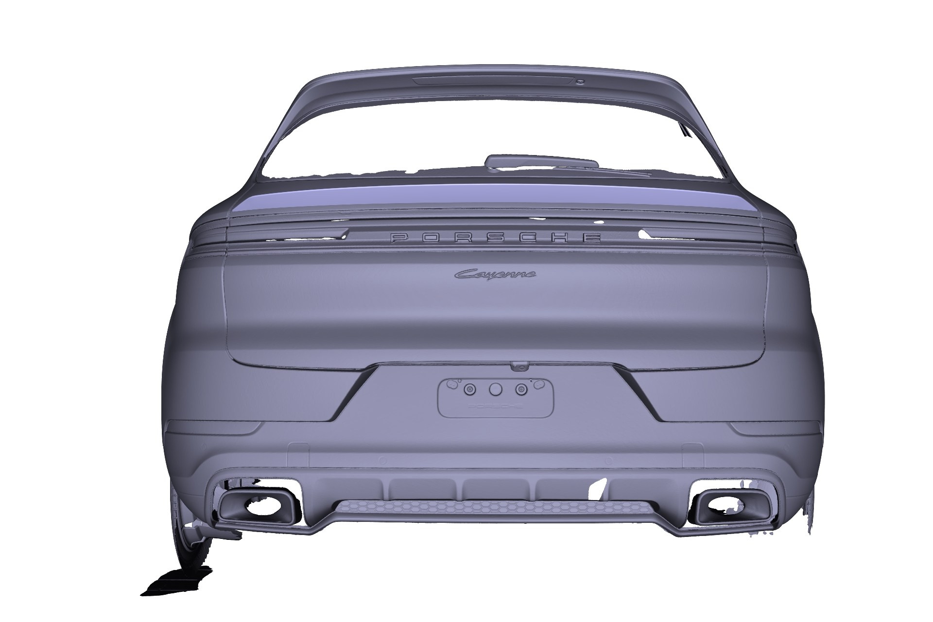 Спойлер для Porsche Cayenne E3.2. Заур Халилов | Тюнинг и дизайн автомобилей