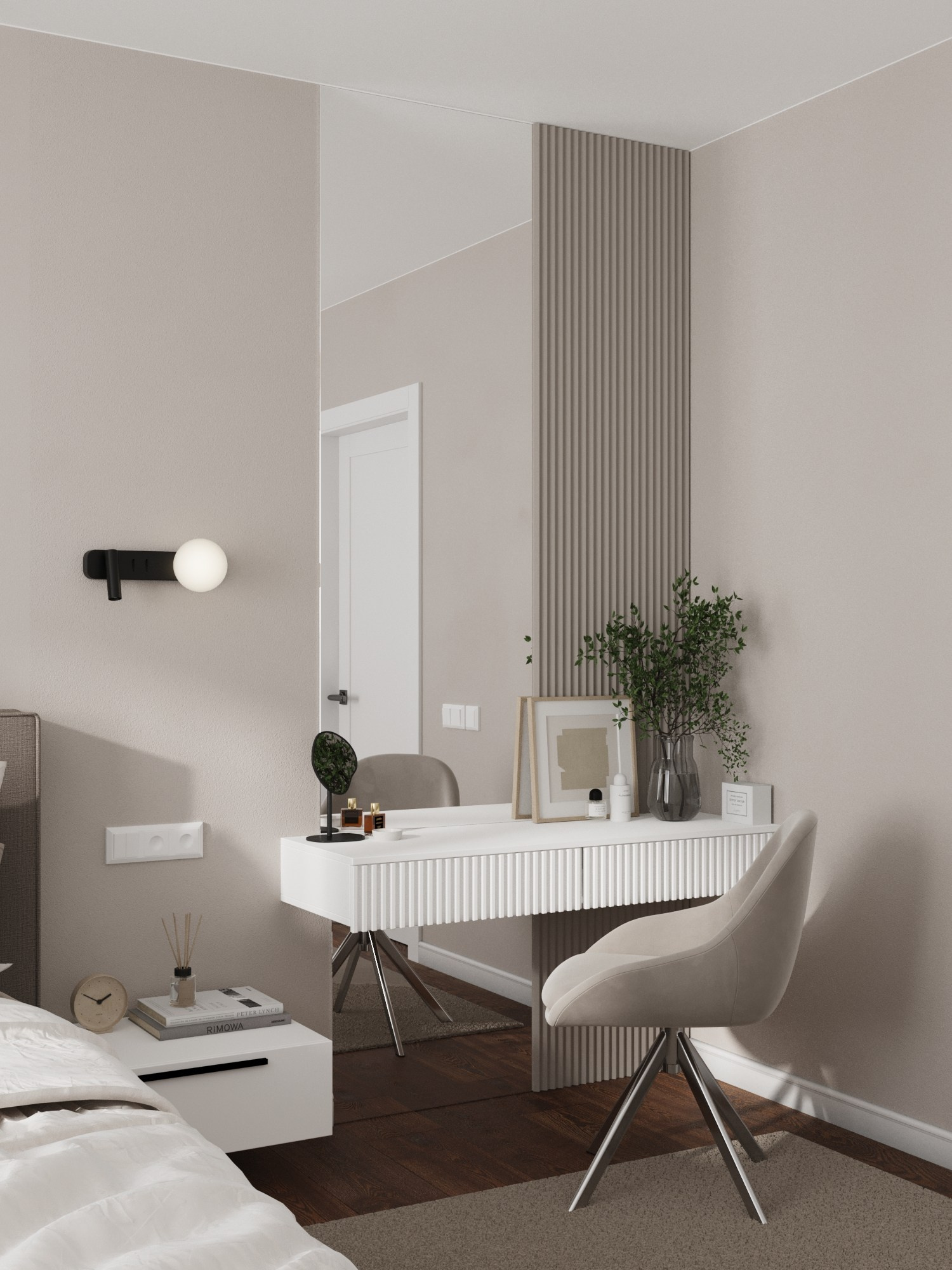 Проект квартиры в Хрустальном парке. 3D-дизайнер Кристина Пуляевская