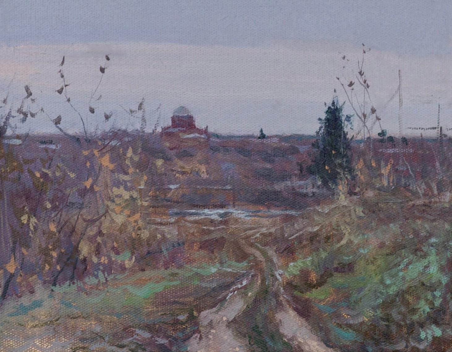 Вид на Покровскую церковь