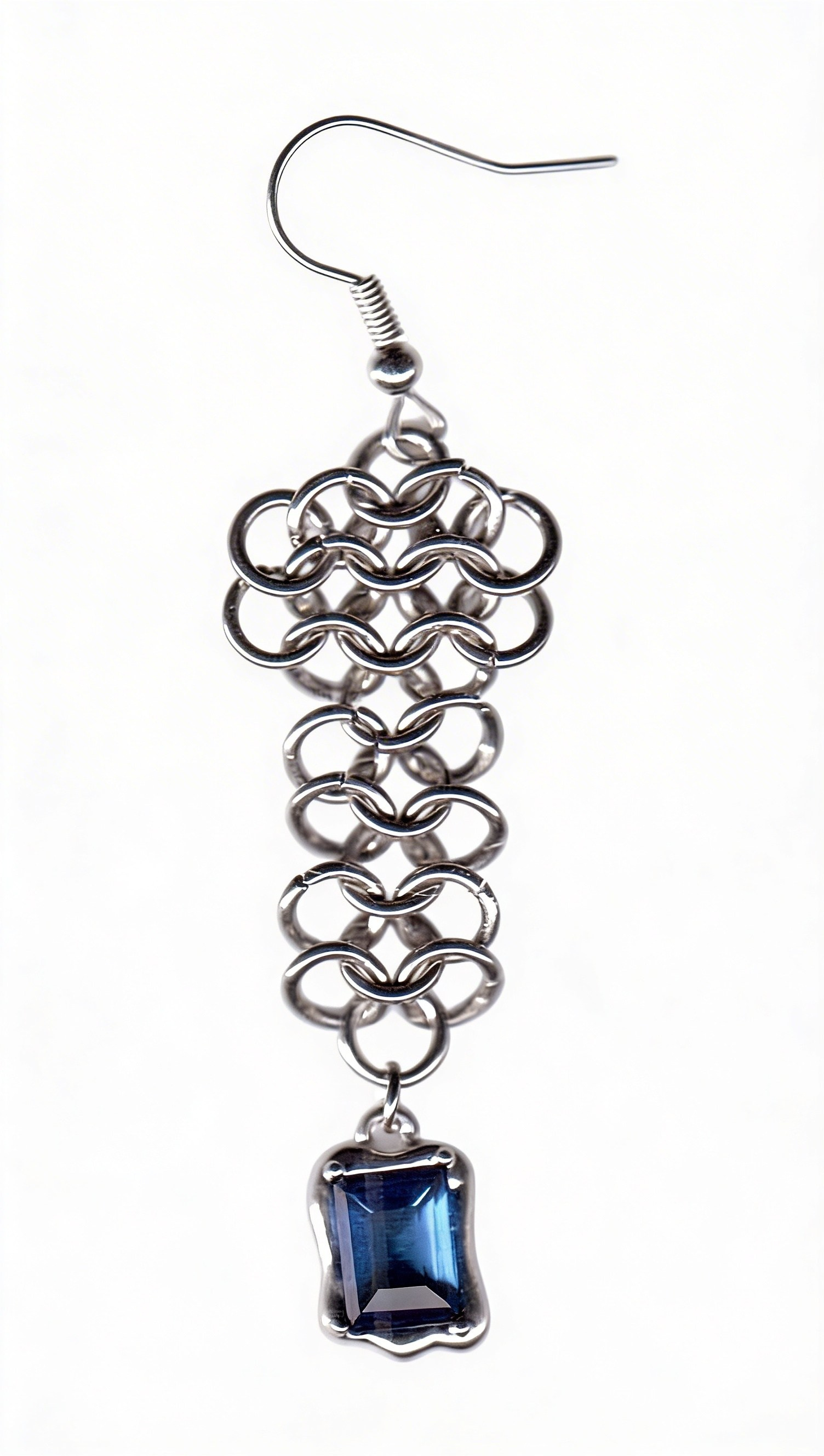 Сережки из кольчуги. Украшения из кольчуги в Москве Соня Спросонья