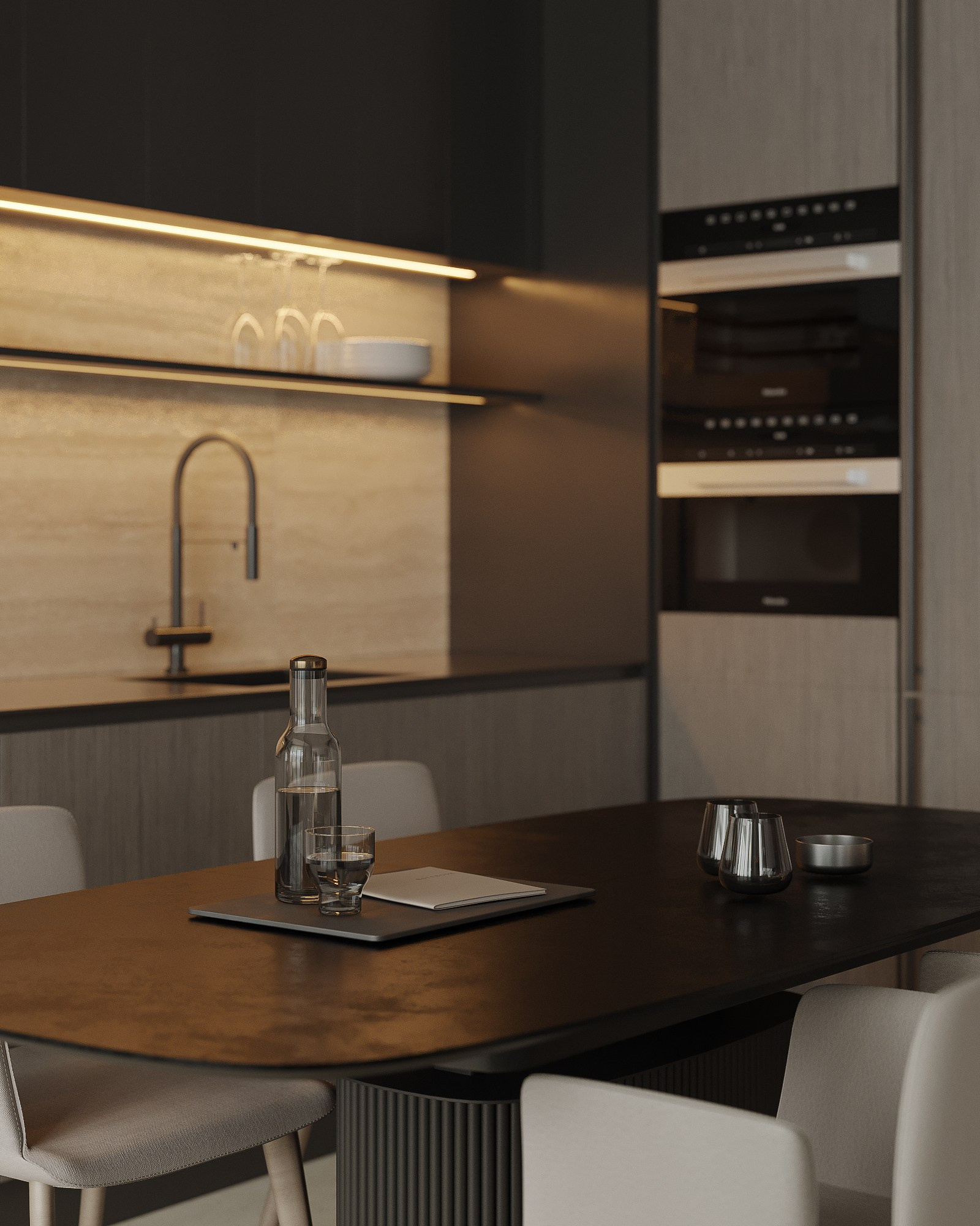 Квартира для L+D Archatelier. 3D визуализация интерьера и архитектурной среды