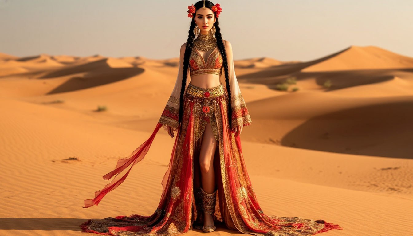 Стили фотосессий для девушек. Загадка Востока. Портрет девушки.