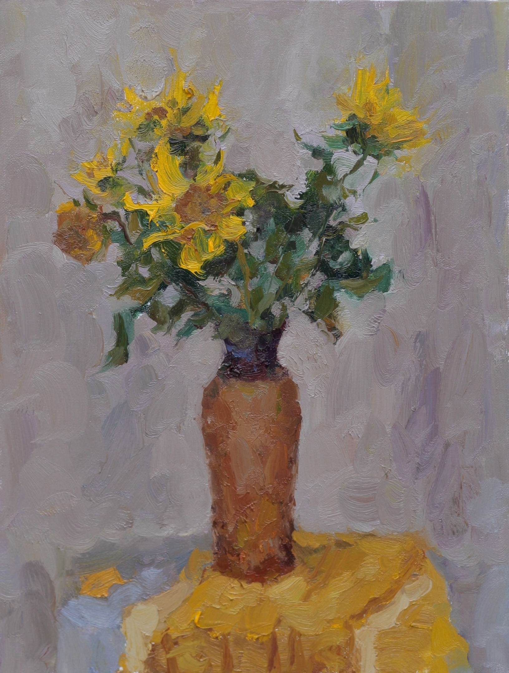 Октябрьские подсолнухи