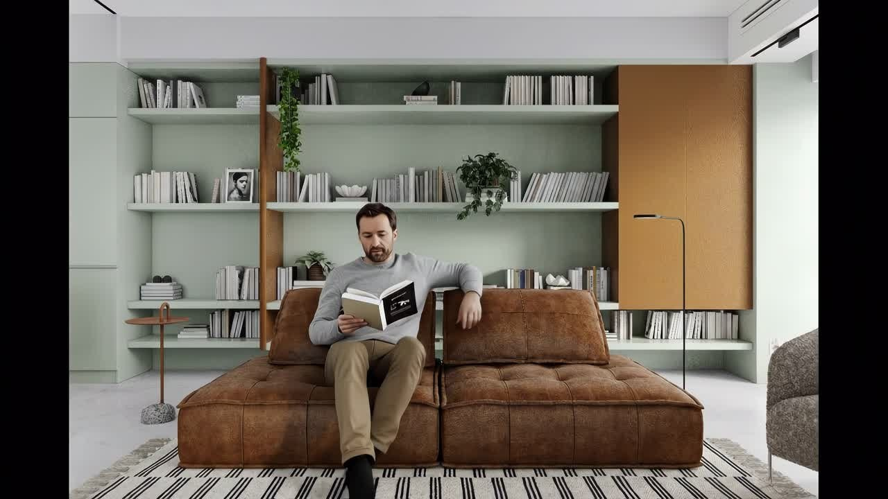 Преимущества AI обработки. 3D визуализация интерьера и архитектурной среды