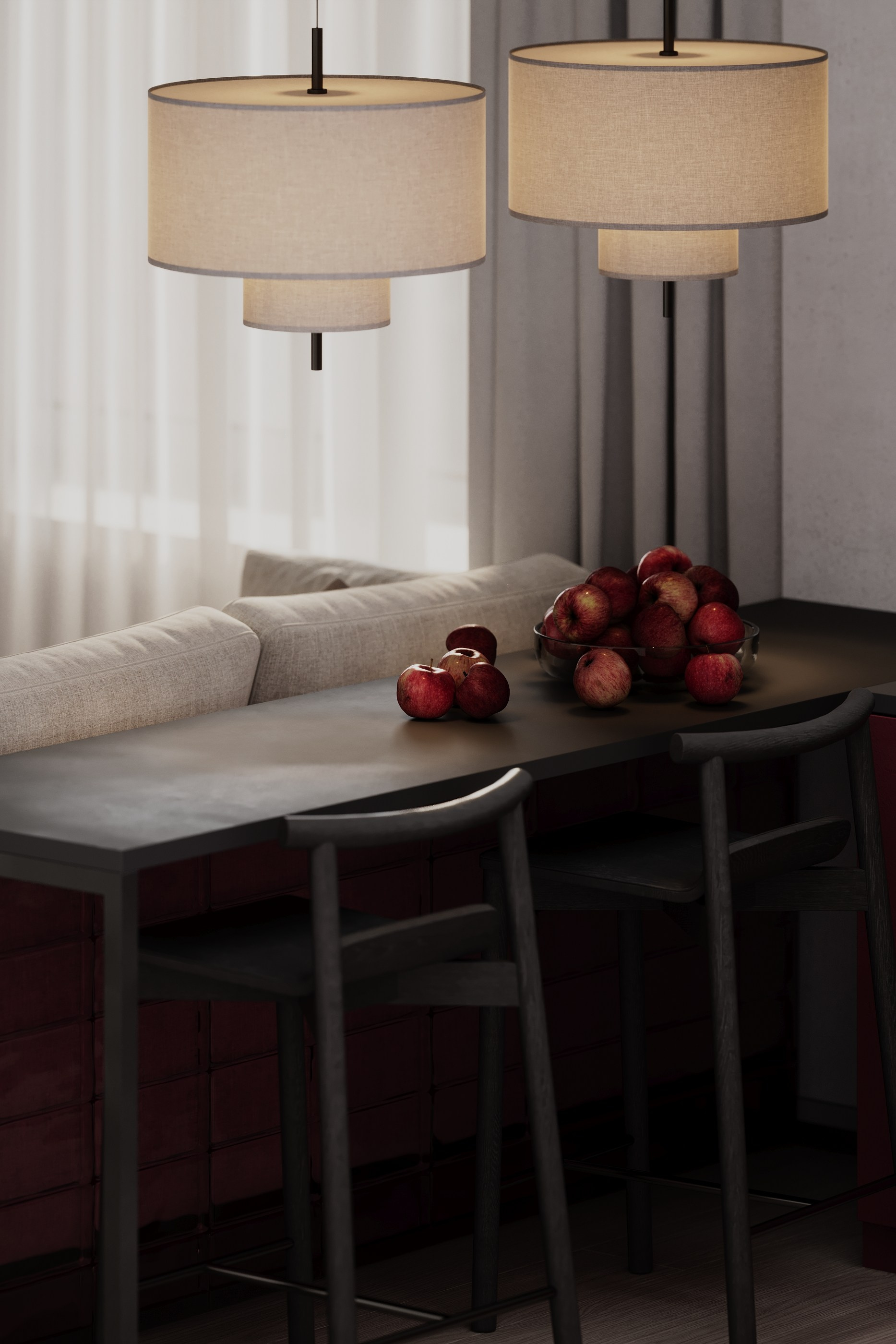 Визуализация дизайна интерьера