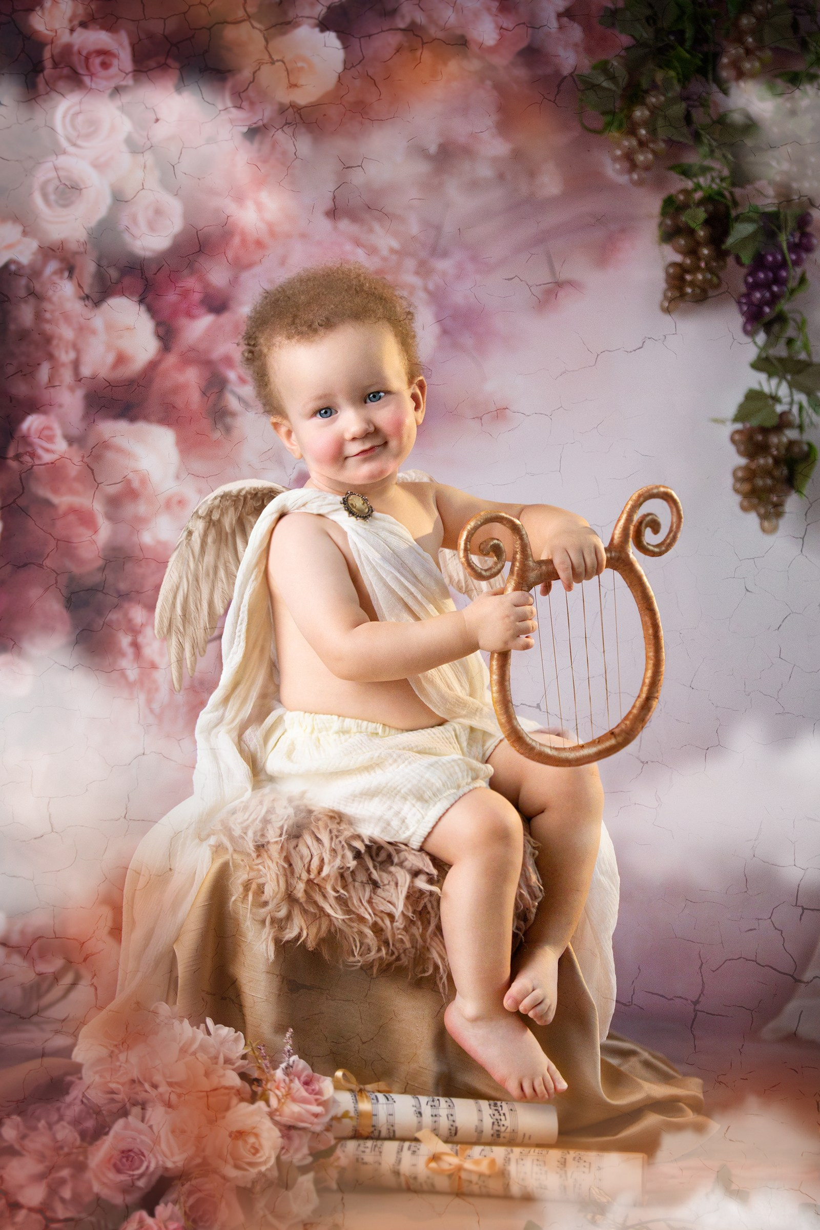 «Нежный ангел». Сашенька. Детский и ньюборн фотограф в Санкт-Петербурге Марина Айдинян