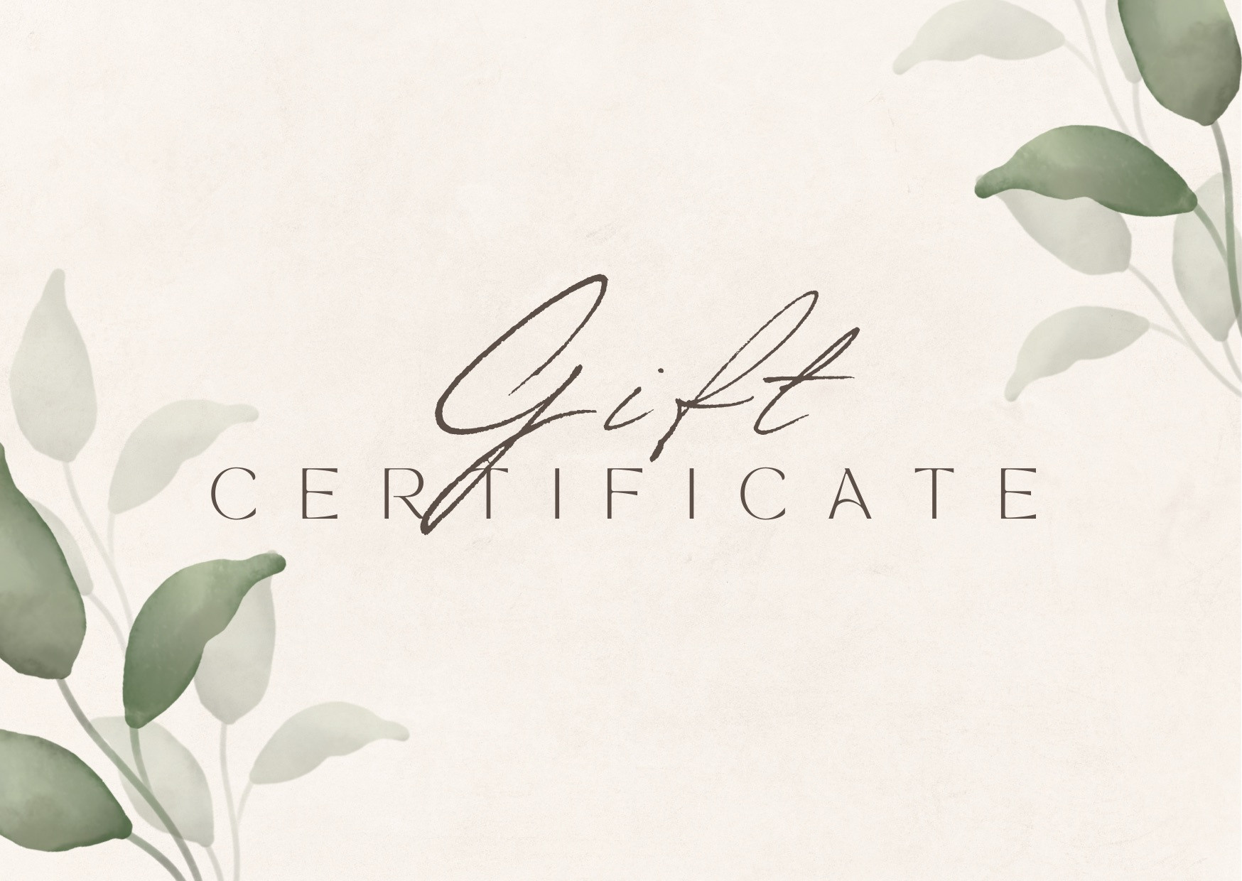 Подарочные сертификаты. Семейный и свадебный фотограф в Самаре