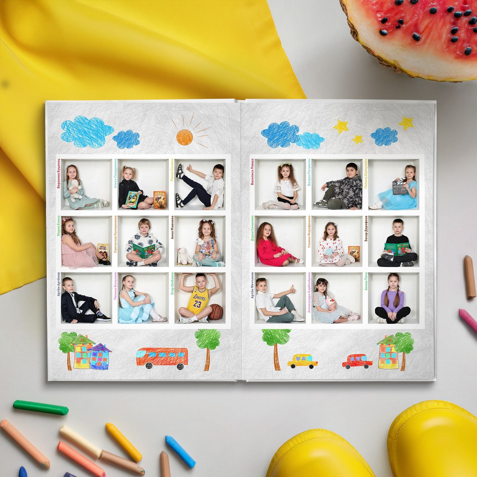 Выпускные альбомы для детского сада в Красноярске