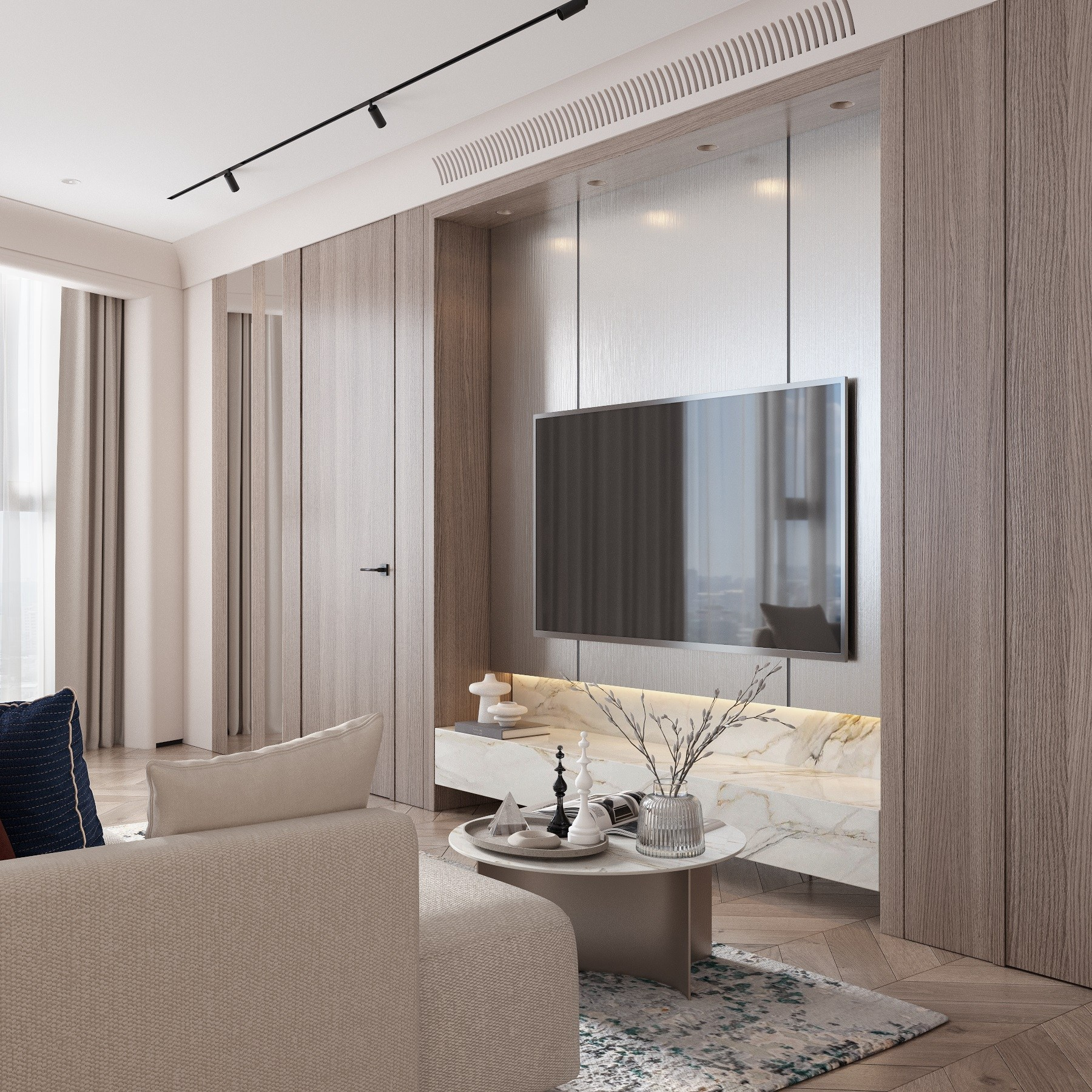 ЖК Скай хаус 4. Дизайн интерьера в Москве