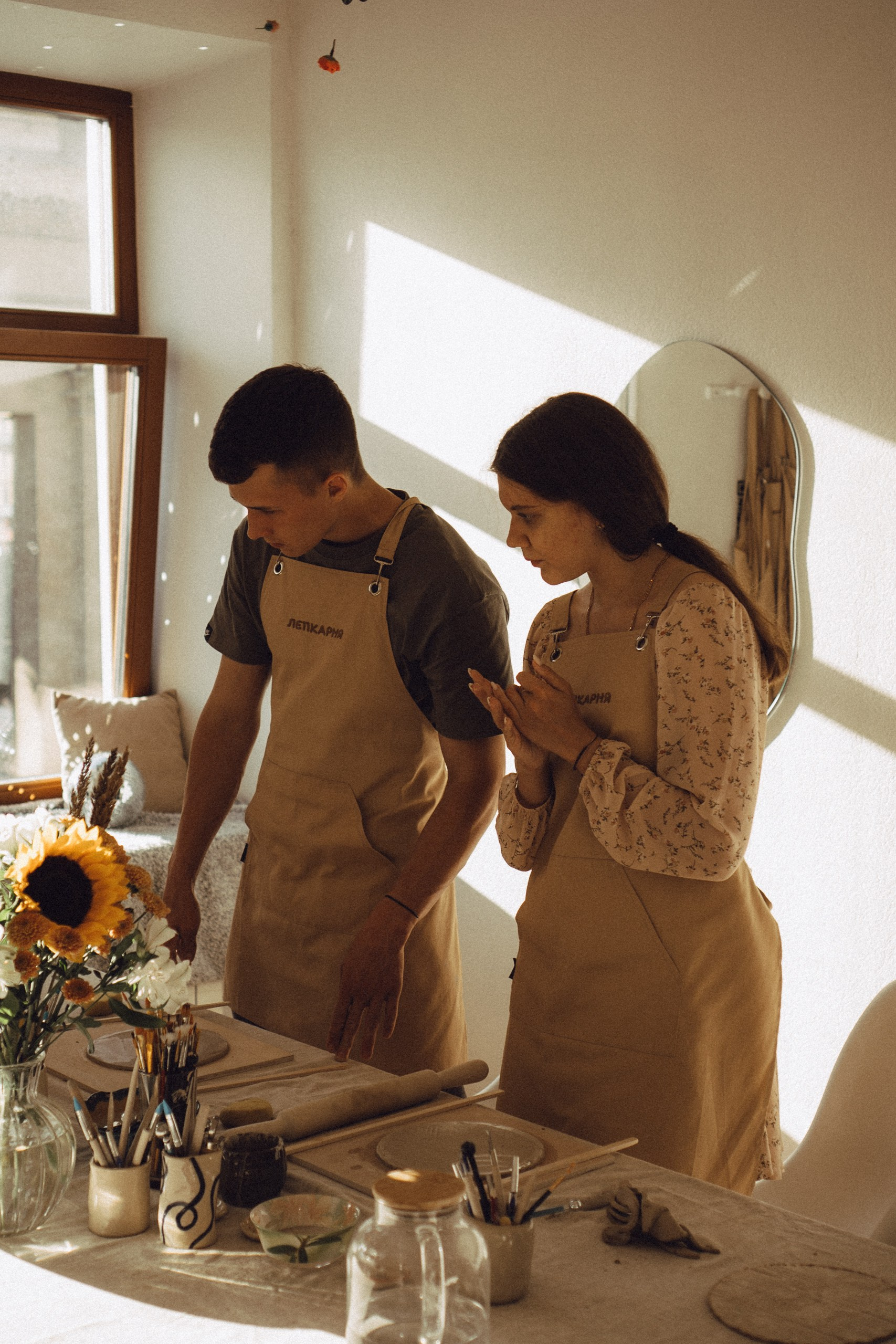 Любовь в студии лепки. Профессиональный фотограф, Санкт-Петербург — Виктория Богомолова