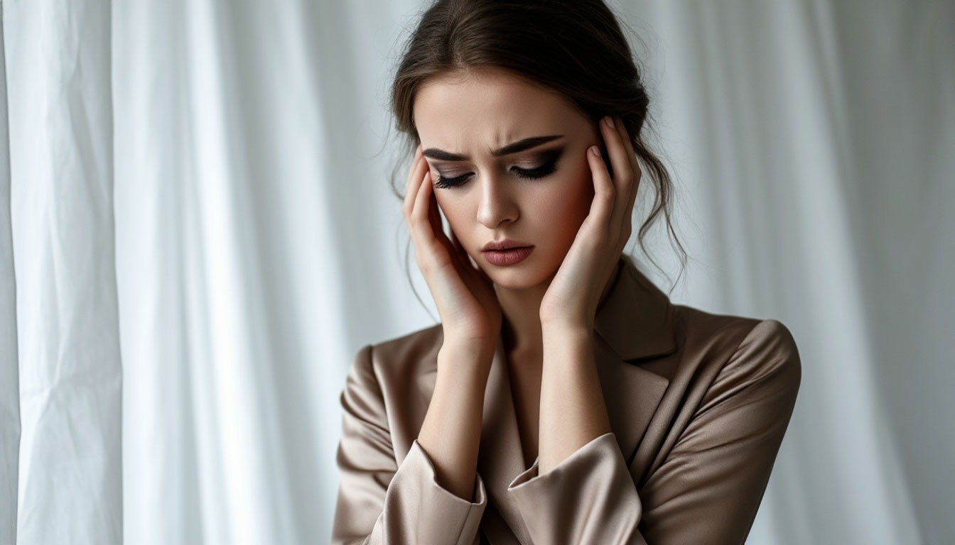 Стили фотосессий для девушек. Романтический роман. Потрет опечаленной девушки.