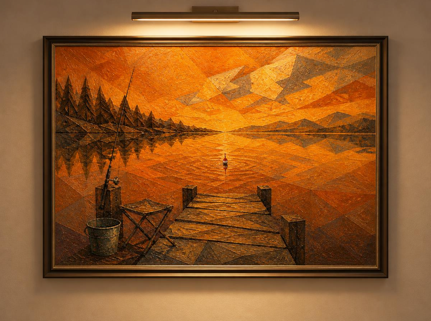 Рыбалка. Эскиз NeoHand Art.