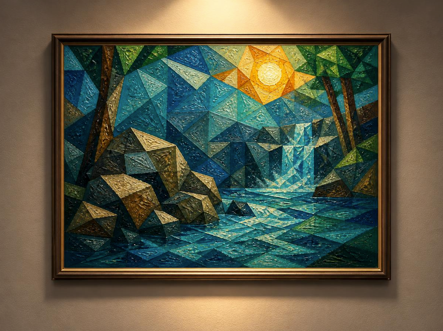 Водопад. Эскиз NeoHand Art.