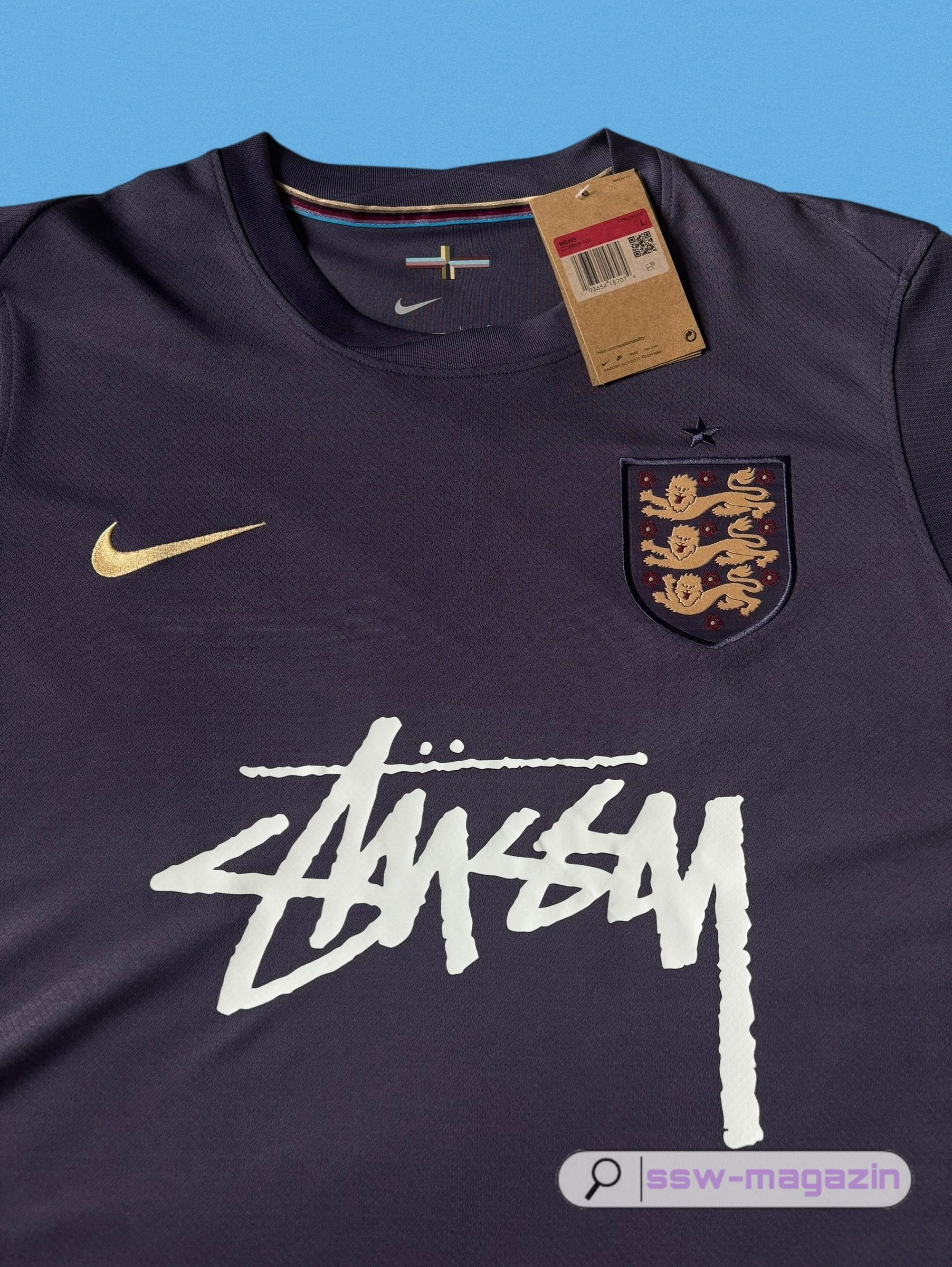 Джерси сборной Англии Stussy 2025-2026 купить. Футбольный магазин — ssw_magazin