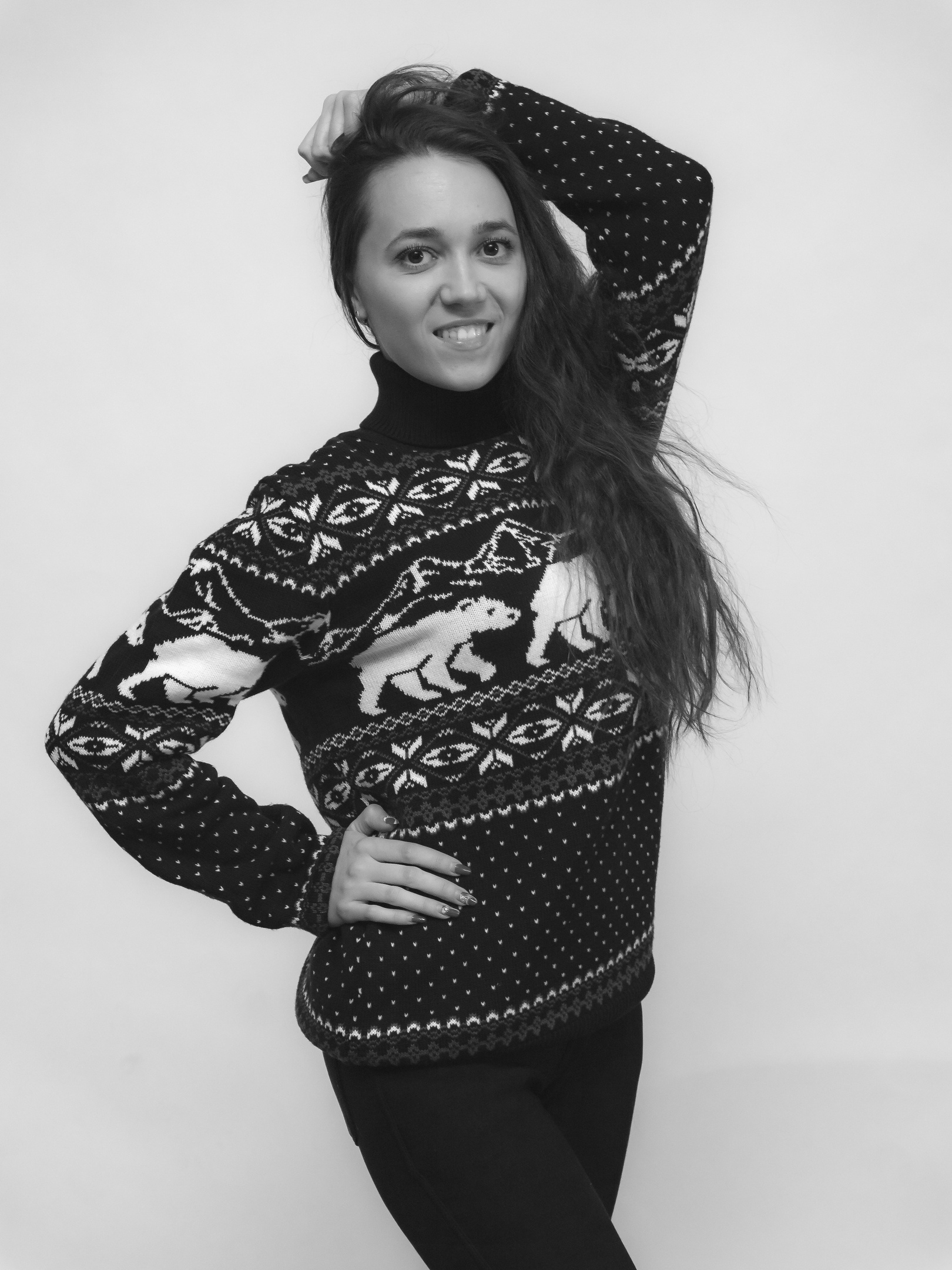 фотосессия девушки в студии