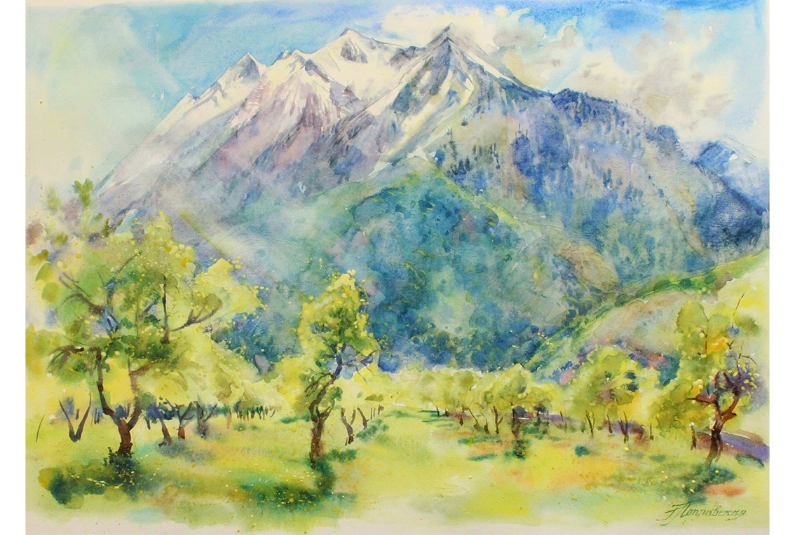 ПЕЙЗАЖИ. Свет акварели Галины Поплавской