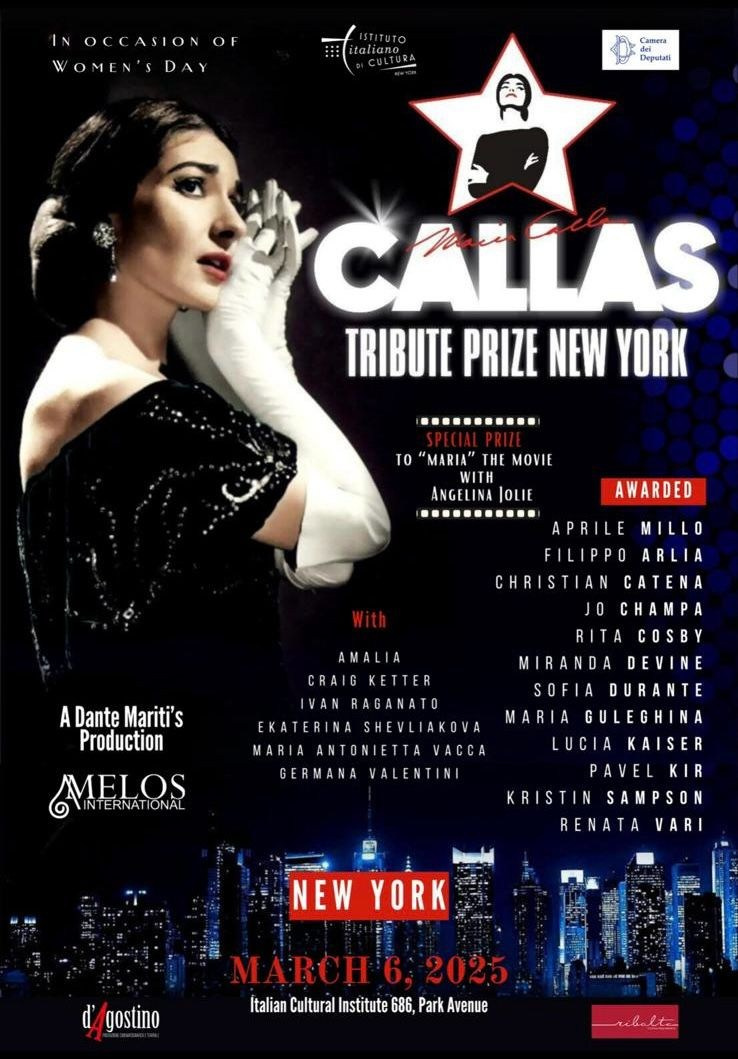 MARIA CALLAS TRIBUTE PRIZE 2025. PAVEL KIR