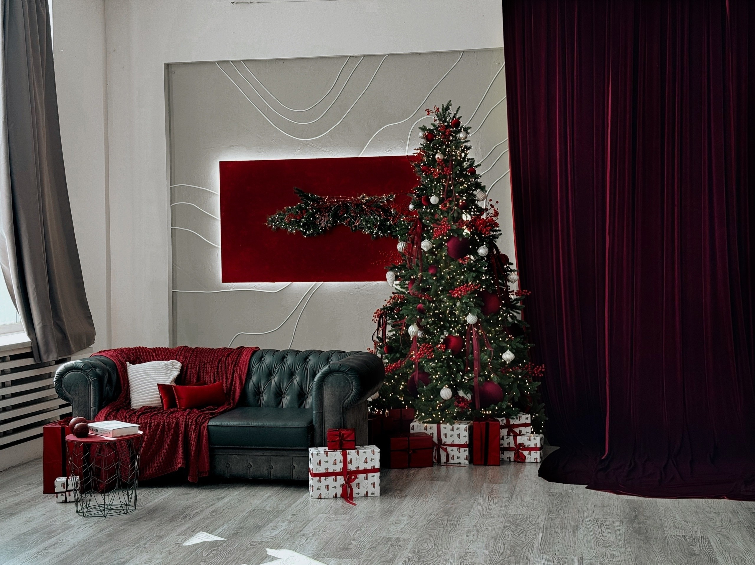 Фотостудии Новый 2026 год. Елена Данилова фотограф беременности в Кемерово