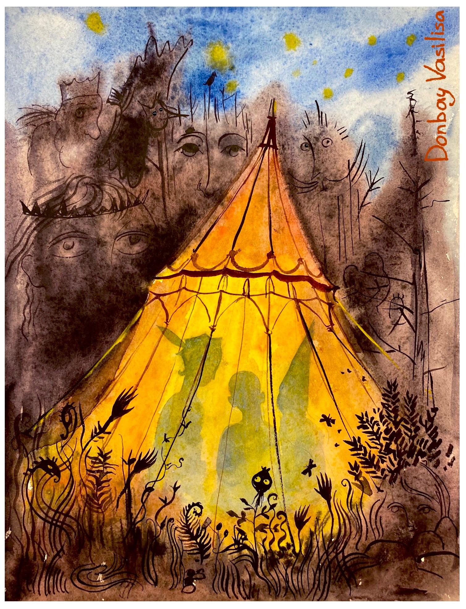 Графика. Донбай Василиса художник